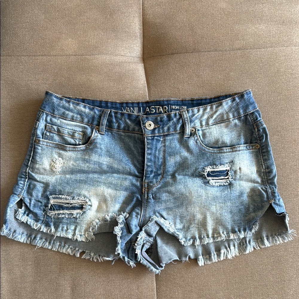 Size 9 Vanilla Star Women's Blue Denim Shorts